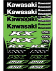 FX22-68130 FX Kawasaki KX OEM Replica Sticker Kit