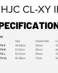 CL-XY II SIZING