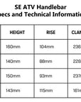 Bar Guide 2023 SE ATV