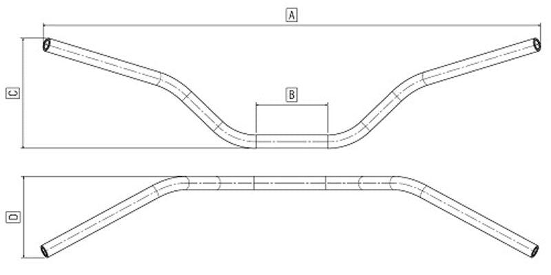 Dimensions alloy off road bars