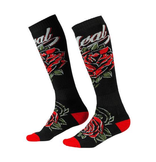 O&#39;Neal PRO MX Roses Sock - Black/Red