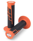 Clamp On Grip - 1/2 Waffle - Orange Black