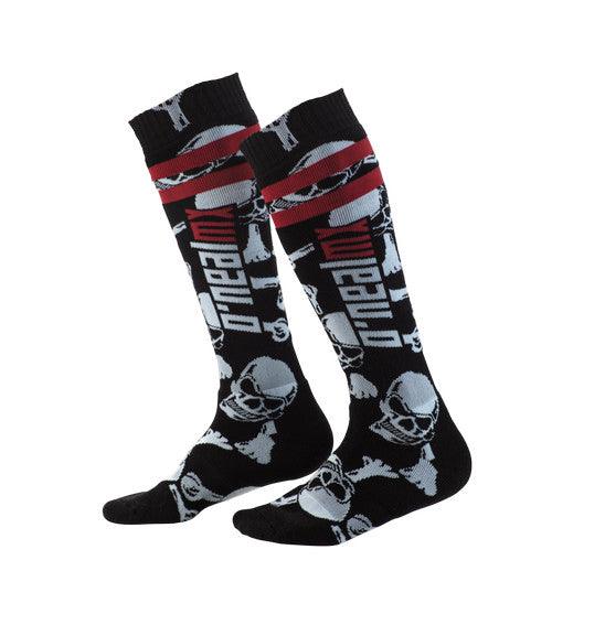 O&#39;Neal PRO MX Crossbones Sock - Black/White