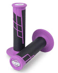 Clamp On Grip - 1/2 Waffle - Neon Purple Black