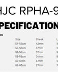 RPHA91 SIZING