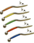 Levers with Rubber Insert - Orange