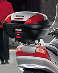 Givi E370 Monolock Case on bike