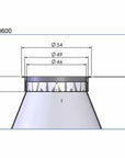 TA-160600 fuel filter dimensions