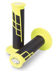 Clamp On Grip - 1/2 Waffle - Neon Yellow Black